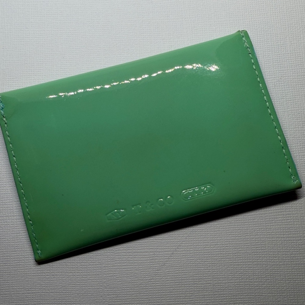 TIFFANY’S & Co. Mint Green Card Holder